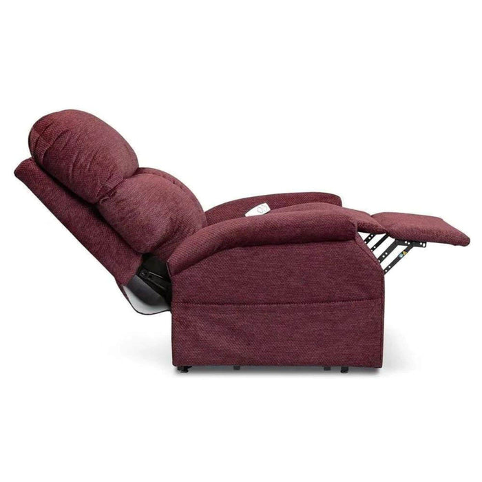 Pride Classic LC-250 3-Position (LC-30) Color Black Cherry Adjustable Backrest and Footrest - Side View