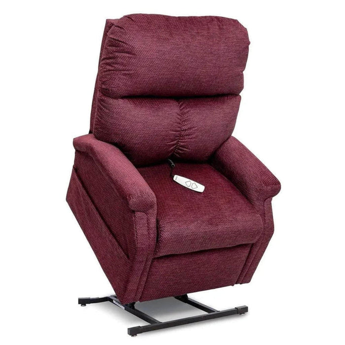 Pride LC 250 lift Recliner Chair Color Black Cherry Front  View