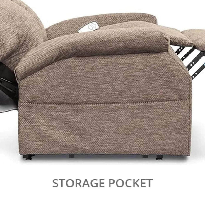LC 250 Lift Chair Color Walnut Storage Pocket