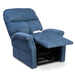 LC-250 Power Lift Chair Color Pacific Blue Front View - Adjustable Backrest and Footrest