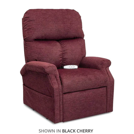Pride LC 250 Lift Chair Color Black Cherry Front View 
