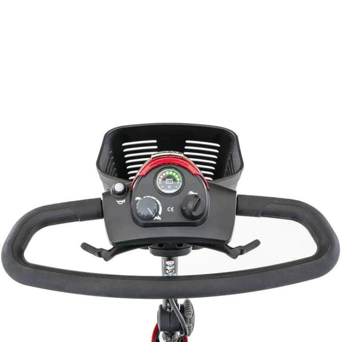 Go Go Elite Traveller 4 Wheel Mobility Scooter Color Black Control Panel