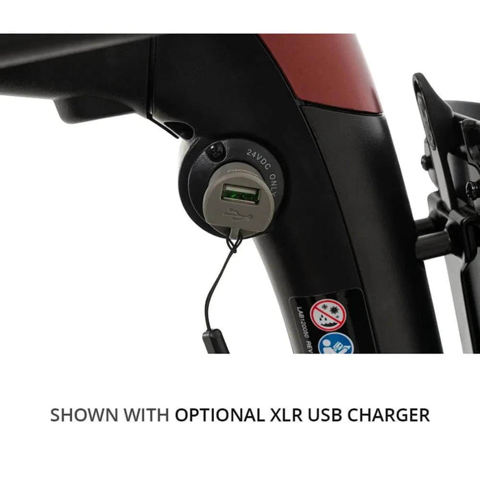 Pride Go Go Endurance Maxx Li Shown With Optional XLR USB Charger