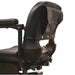 Pride Go-Go Sport 3-Wheel Scooter Black Backrest Chair