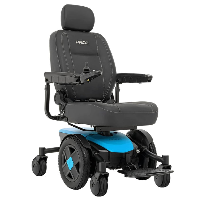 jazzyevo613powerwheelchaircolorbluefrontrightview