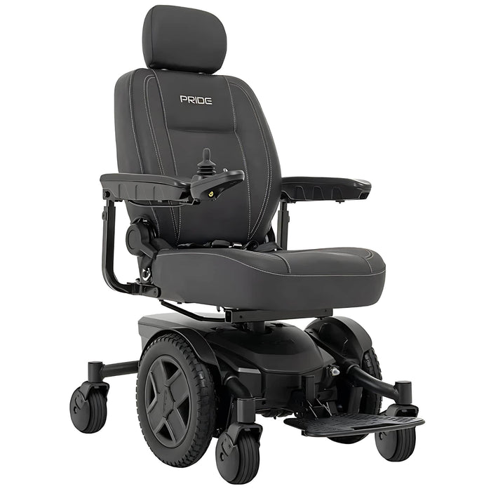 jazzyevo613powerwheelchaircolorbluefrontrightsideview