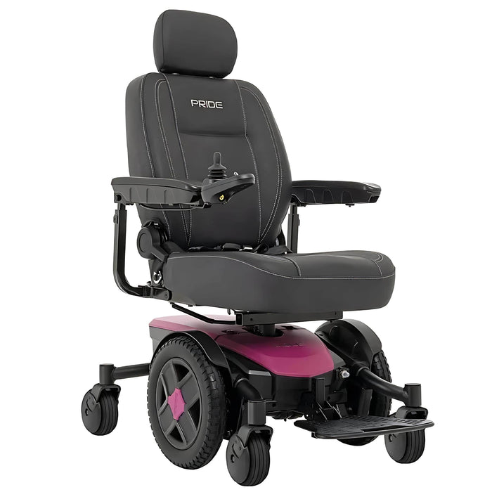 jazzyevo613powerwheelchaircolorpinkfrontrightsideview