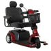 pridemaxima3wheelmobilityscootercolorredwithbasketfrontrightsideview