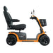 PridePursuitMobilityScooterColorOrangeLeftSideView