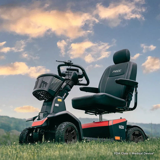Pride PX4 4-Wheel Scooter Grass