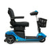 Pride Revo 2.0 3-Wheel Mobility Scooter Blue Side