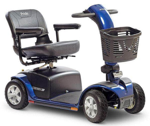 Pride Victory 10 Four Wheel Scooter Blue