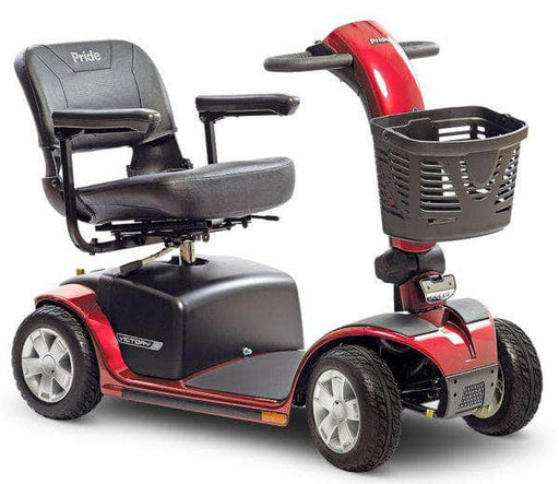 Pride Victory 10 Four Wheel Scooter Red