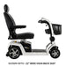 pridezeroturn10mobilityscootercolorwhitewithbasket-Shownwith22widehigh-backseat