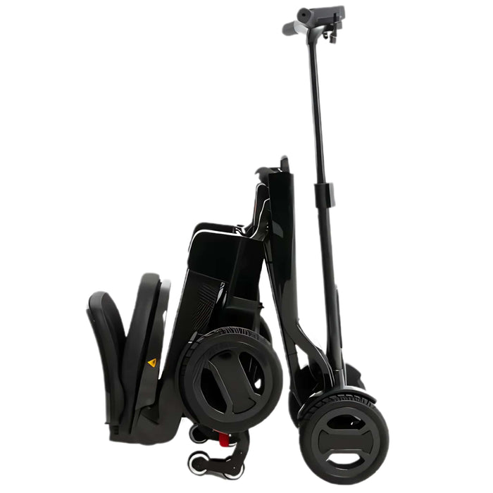 Pride Go Go Carbon Travel Mobility Scooter Folded Side View