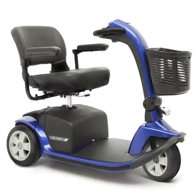 Pride Victory 10 Scooter 3 Wheel Blue