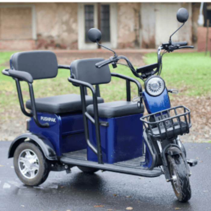 Pushpak 3500 Used Blue 2 Passenger Electric Tricycle