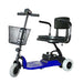 ShopriderEcho3WheelMobilityScooterwithBasketColorBlueLeftSideView