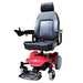 ShopRiderStreamerSportPowerChairRedBlackFrontSideView