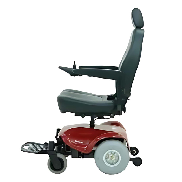 ShopRiderStreamerSportPowerChairColorRedBlackLeftSideView