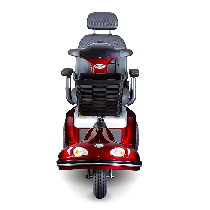 EnduroXL33WheelMobilityScooterColorRedFrontSideView