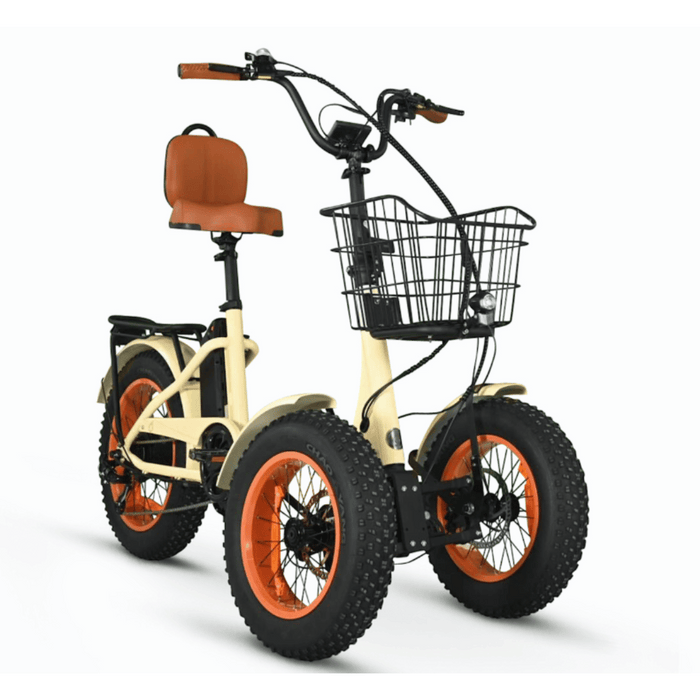 sixthreezero_Fat_Tire_750w_Reverse_ETrike_front_left_view