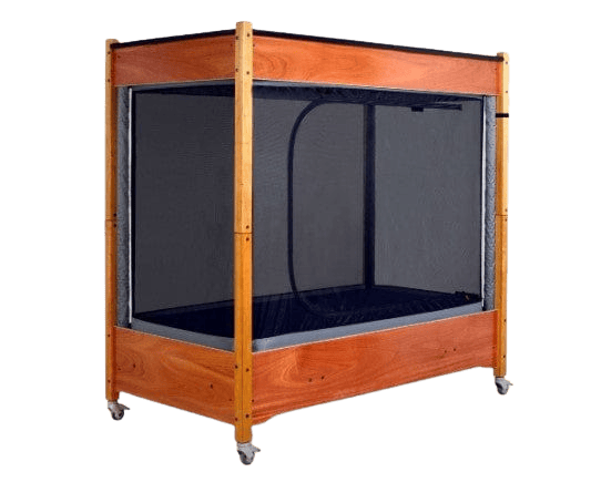 Sleep Safe Insight Side View Wooden Finish Closed Door