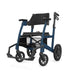 Triumph Prestige Rollator Chair Color Dark Blue Front Left View