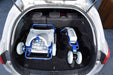 Tzora Feather Light Scooter Detachale in the Trunk Blue and white