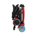 Tzora Lite E Fold Mobility Scooter Color Red Side Folded View