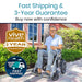 CompactPowerWheelchair-FoldableLongRangeTransportAid-FastShippingand3-YearGuarantee