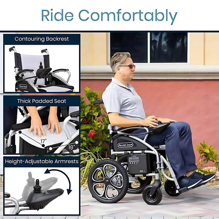 Vive Folding Compact Wheelchair - Ride Comfortably 