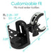 Cup Holder Attachment Customizable Fit