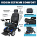 ViveHealthElectricWheelchairModelV-RideInExtremeComfort