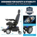 ViveHealthElectricWheelchairModelV-DesignedForSafetyandStabilitySupportUpto300Pounds