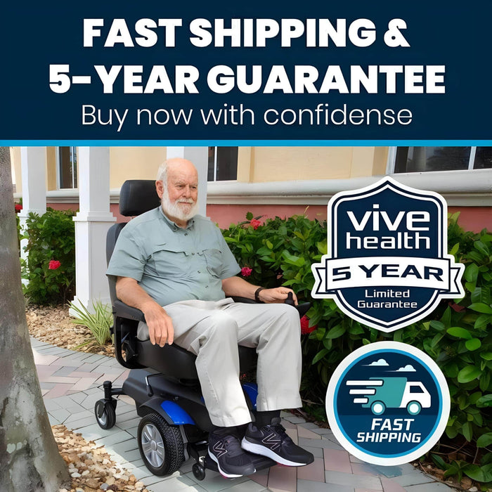 ViveElectricWheelchairModelV-FastShippingand5YearGuaranteeBuyNowwithConfidense