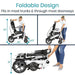Vive Power Wheelchair - Foldable Long Range Transport Aid -Foldable Design Fits In Most Trunks and Through Most Doorways