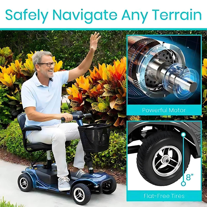 Vive4WheelMobilityScooterSafelyNavigate