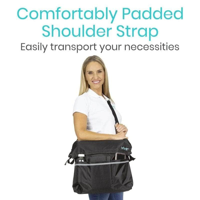 Wheelchair Bag Comfortably Padded Shoulder Strap