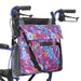 Wheelchair Bag Color Purple floral