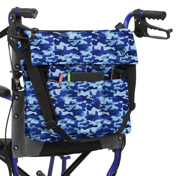 Wheelchair Bag Blue Camo