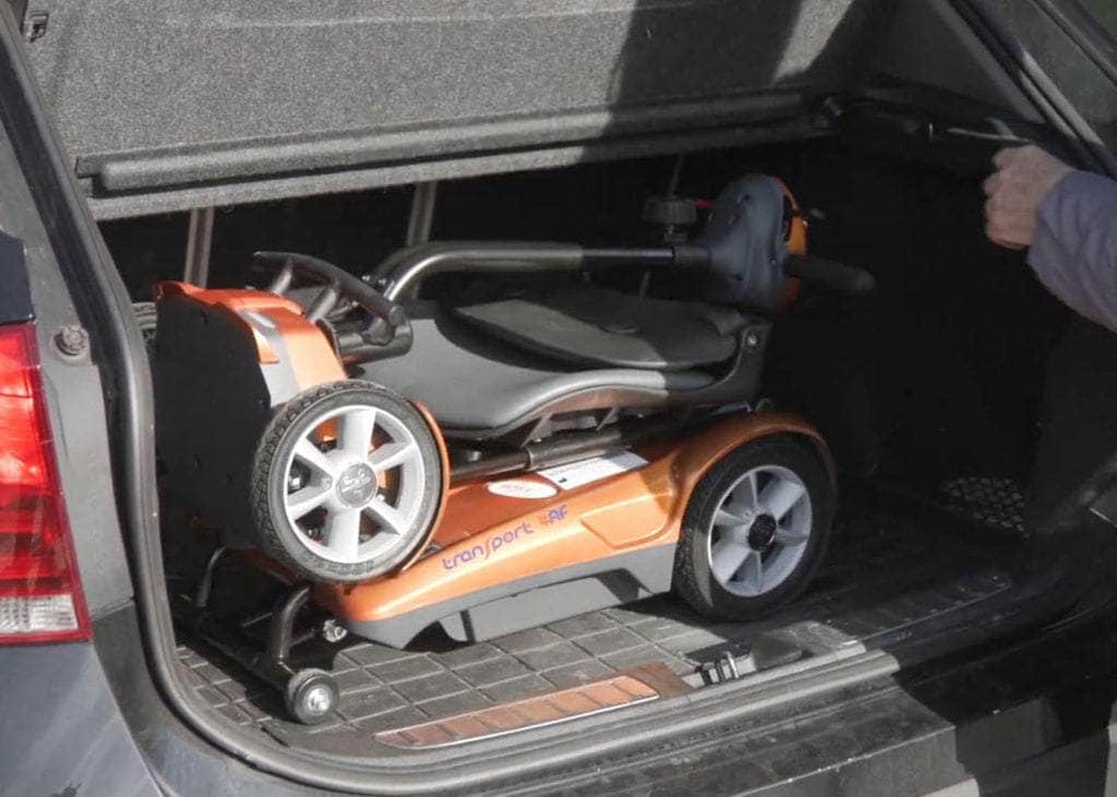 Buy EV Rider TranSport 4AF Folding Power Scooter - Get 10 Miles of ...