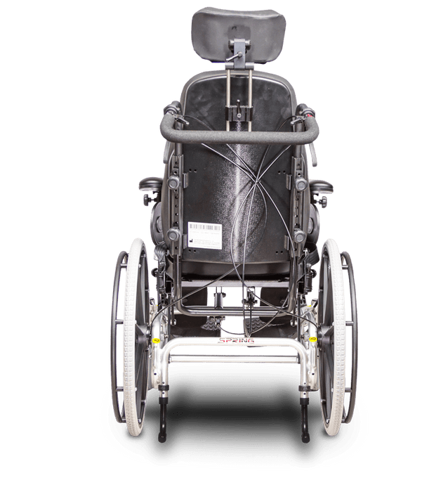EV Rider Spring Tilt-in-Space Wheelchair Back View