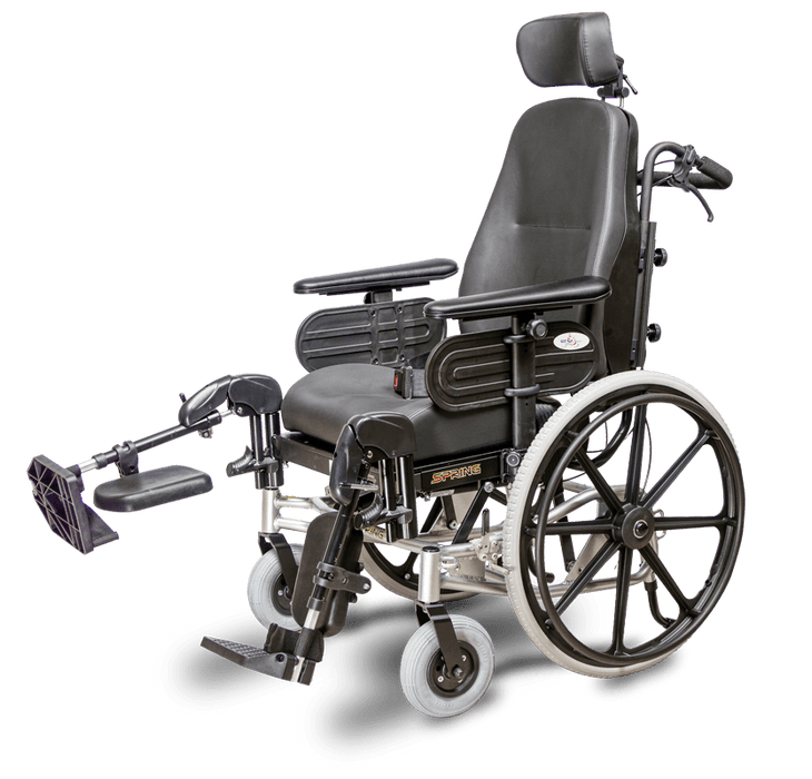 EV Rider Spring Tilt-in-Space Wheelchair Foot Rests