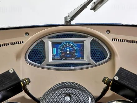 Interior of mobility scooter
