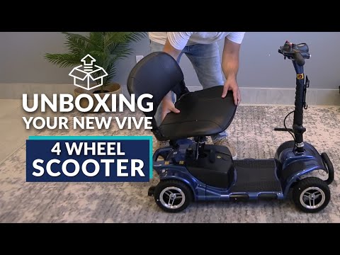 Vive 4 Wheel Mobility Scooter Video