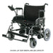 mertis power wheelchair 24" wie seat