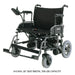 mertis power wheelchair 26" seat width